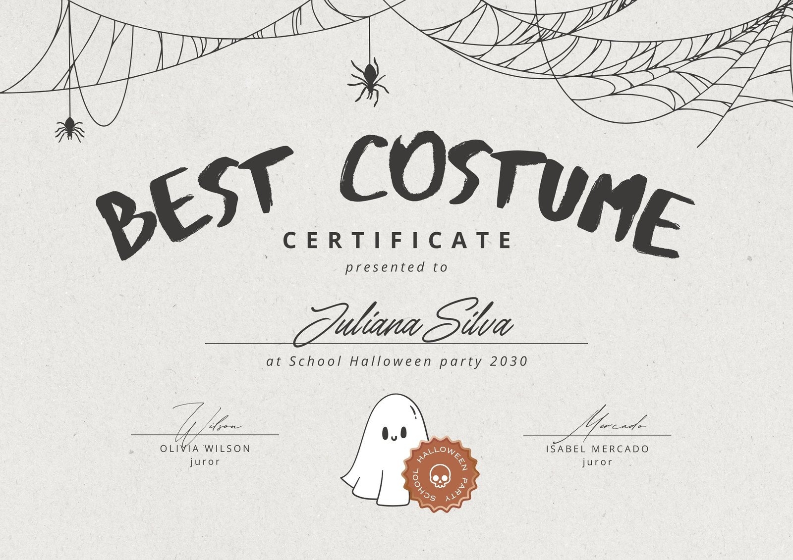 Free Custom Printable Halloween Certificate Templates Canva Free Custom Printable Halloween Certificate Templates Canva