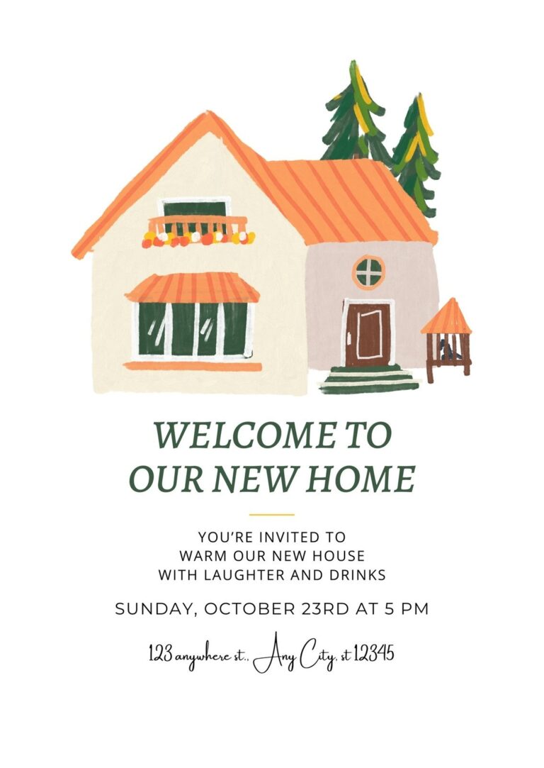 Free Custom Printable Housewarming Invitation Templates Canva
