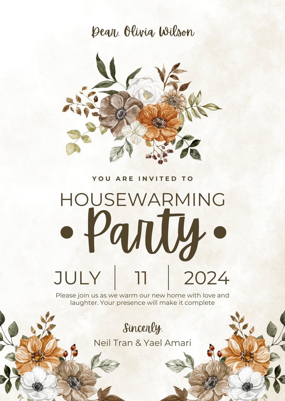 Free Printable Blank Housewarming Invitations