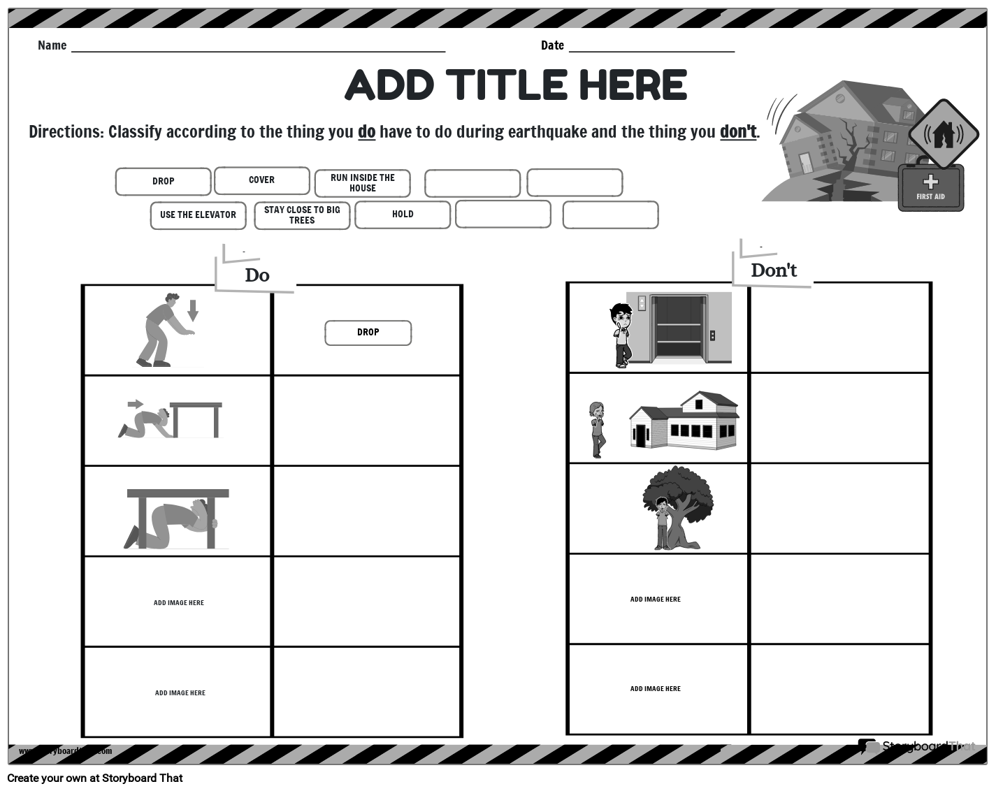 Free Printable Worksheet On Earthquakes