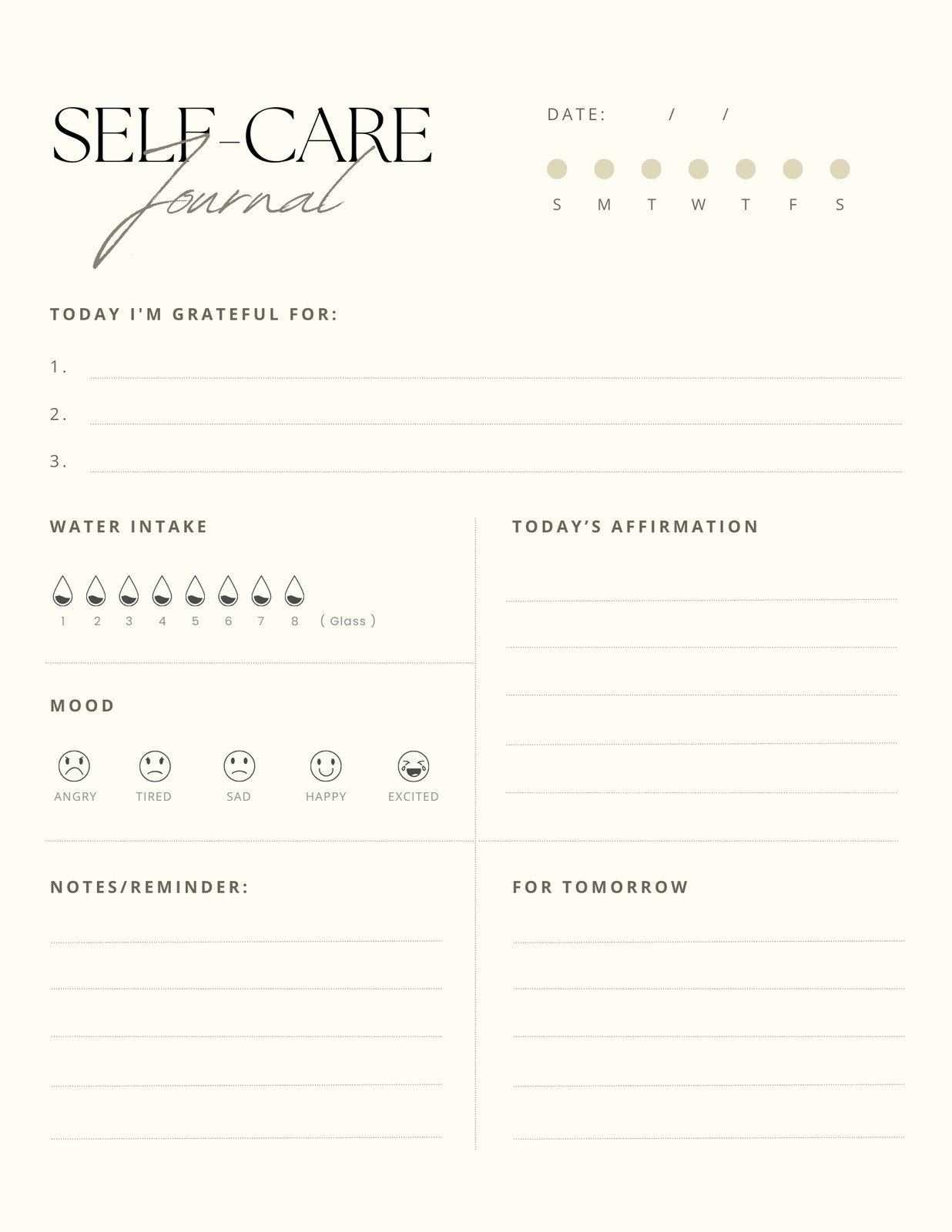 Free Editable And Printable Journal Templates Canva