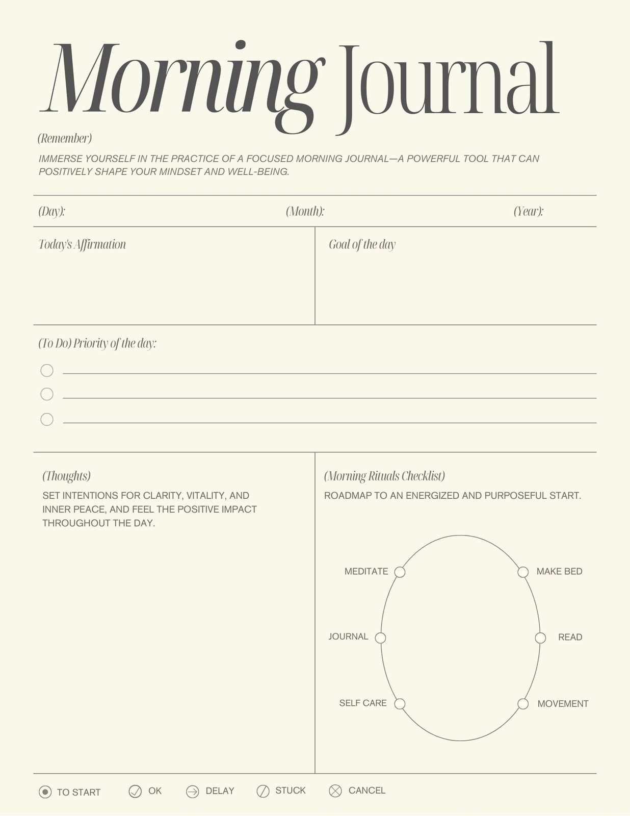 Free Printable Worksheets Jounal