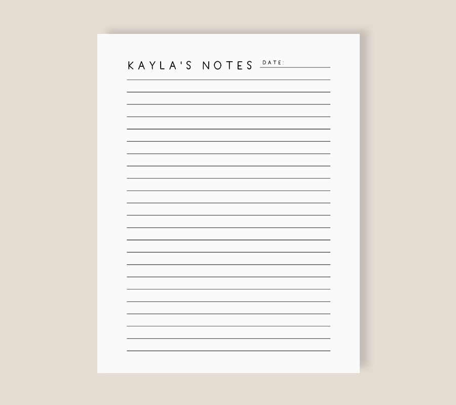 Free Editable Planner Template Notes Editable Printable Instant 