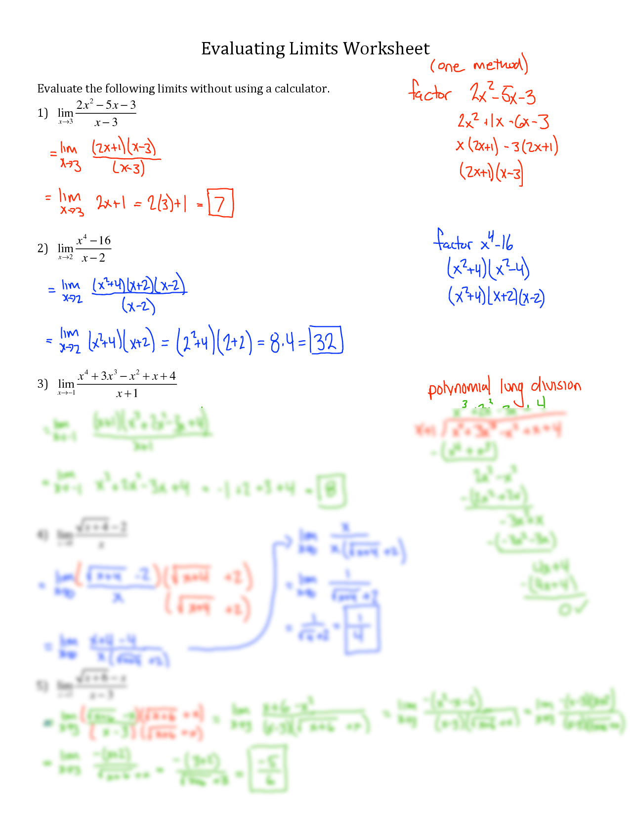 Free Evaluating Limits Worksheet Download Free Evaluating Limits Worksheet Png Images Free Worksheets On Clipart Library