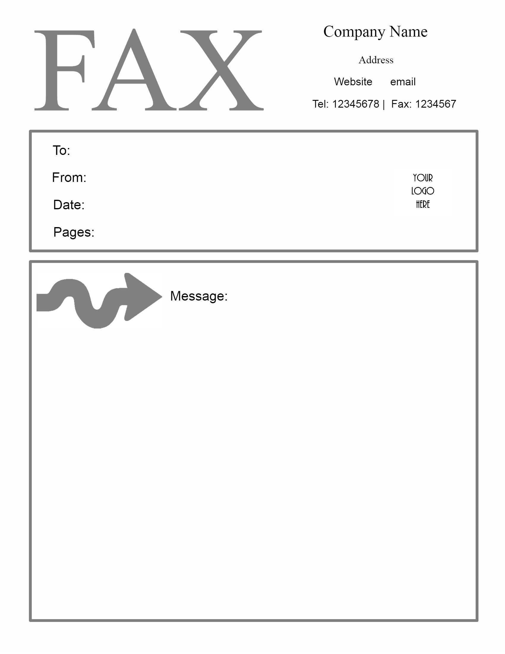 Free Printable Blank Fax Cover Sheets