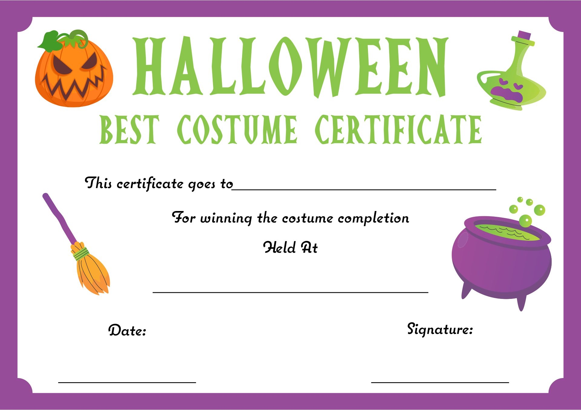 Free Halloween Costume Awards Customize Online Instant Download Worksheets Library Free Halloween Costume Awards Customize Online Instant Download Worksheets Library