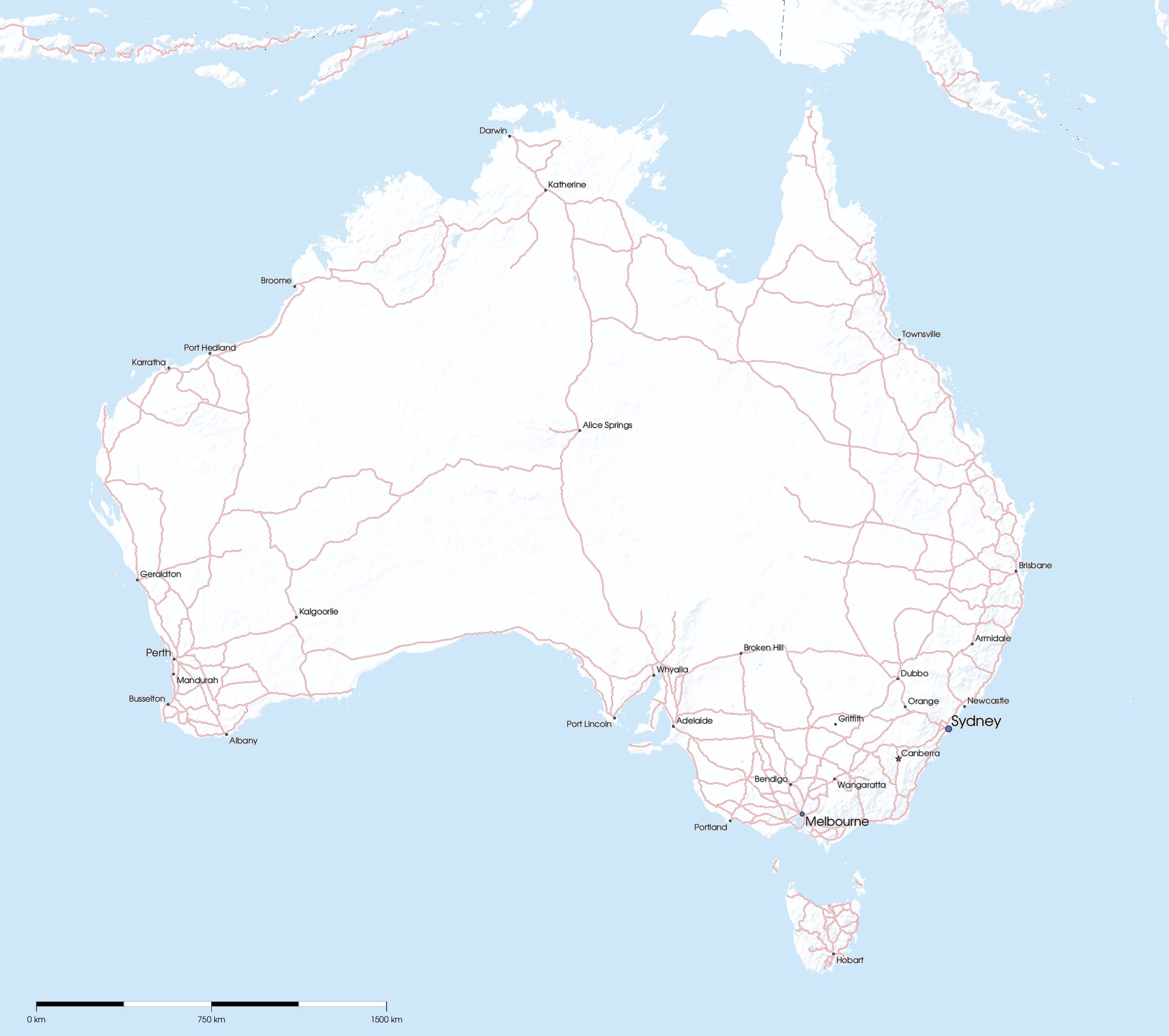 Free Maps Of Australia Mapswire