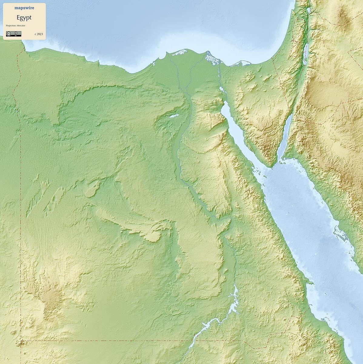 Free Maps Of Egypt Mapswire