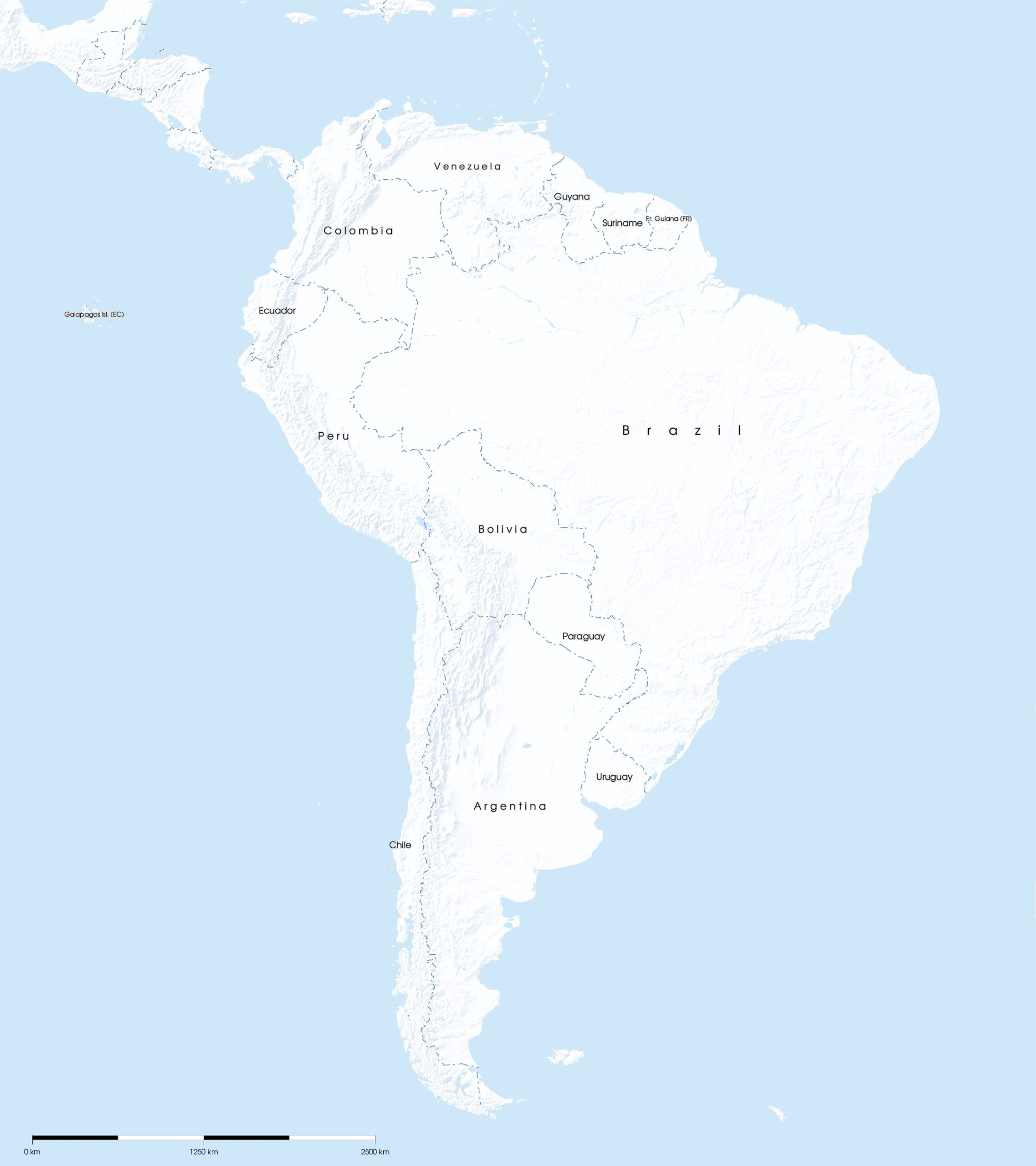 Free Maps Of South America Mapswire