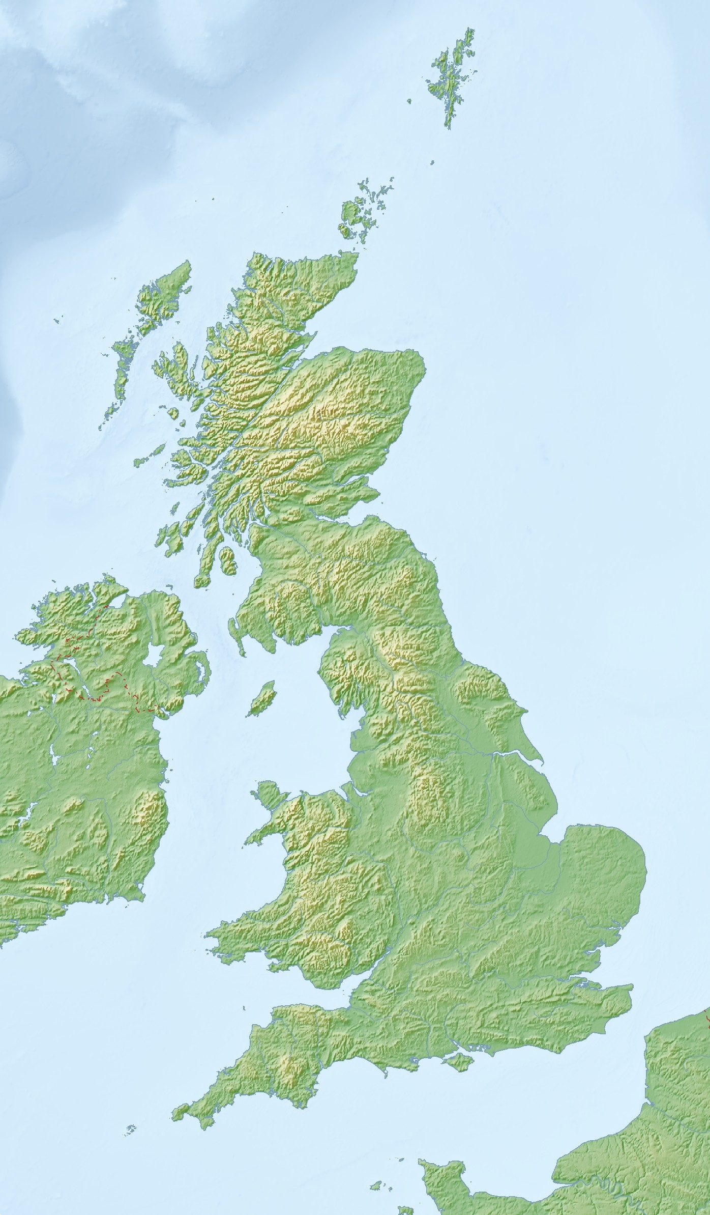 Free Printable Blank Map Of Scotland