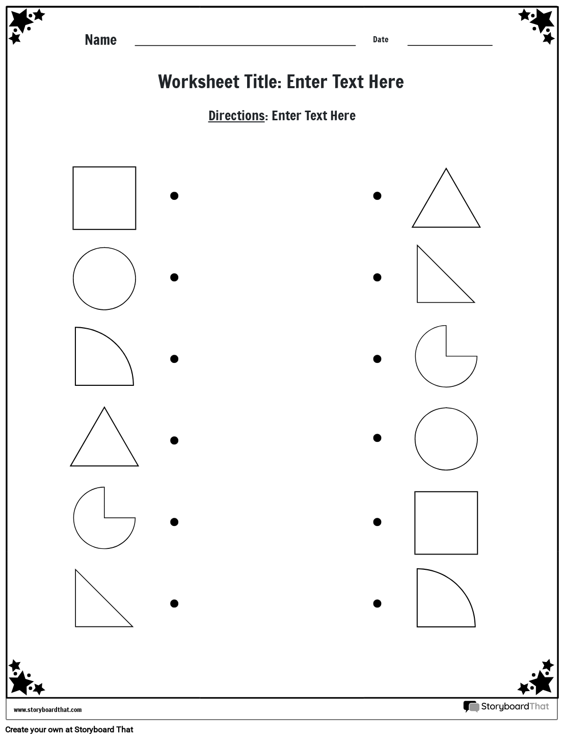 Free Matching Shapes Worksheets Activities And Printables