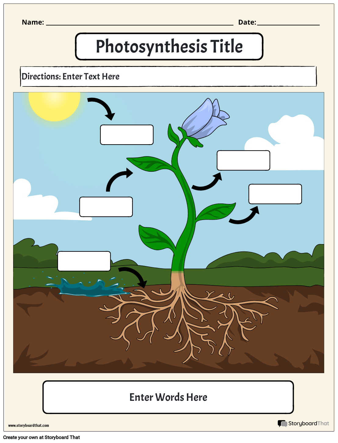 Free Photosynthesis Worksheets Learn Cellular Respiration