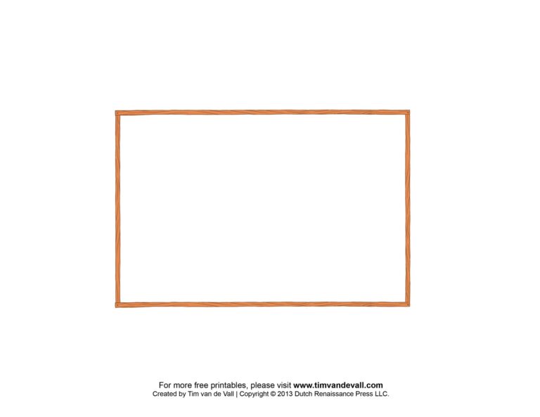 Free Postcard Templates Blank Printable Postcards