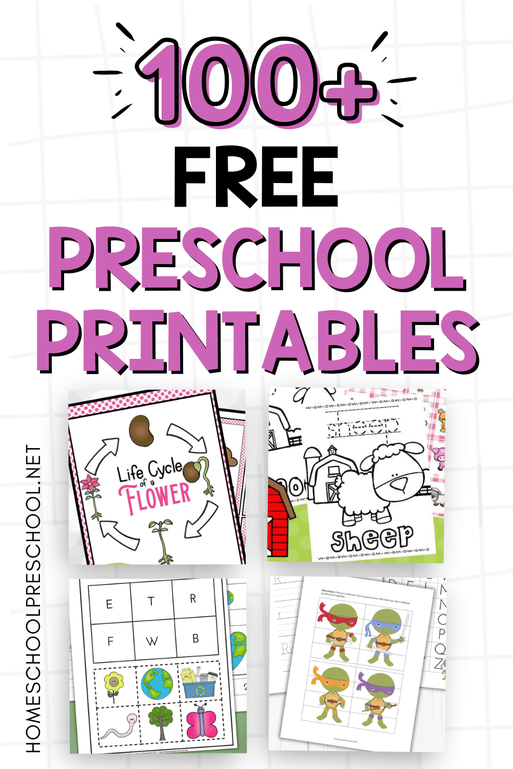 Free Printable School Worksheets Pre K