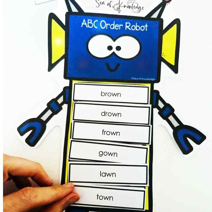 Free Printable ABC Order Worksheets Doubles As A Craft Free Printable ABC Order Worksheets Doubles As A Craft