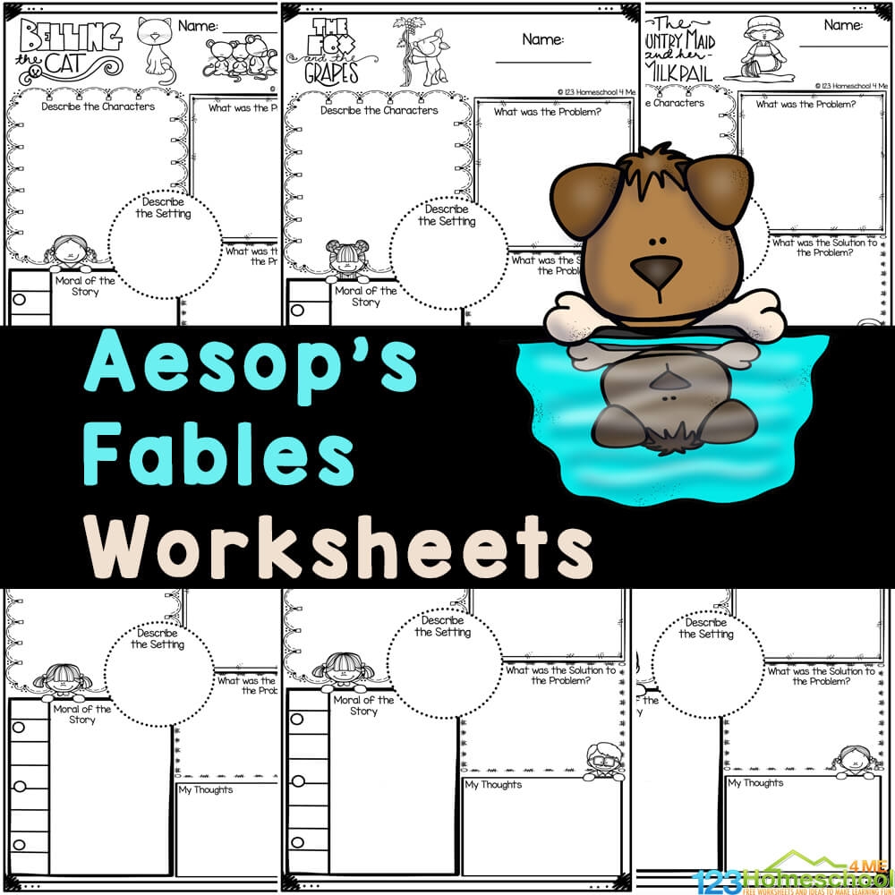 FREE Printable Aesop s Fables Worksheets For Kids