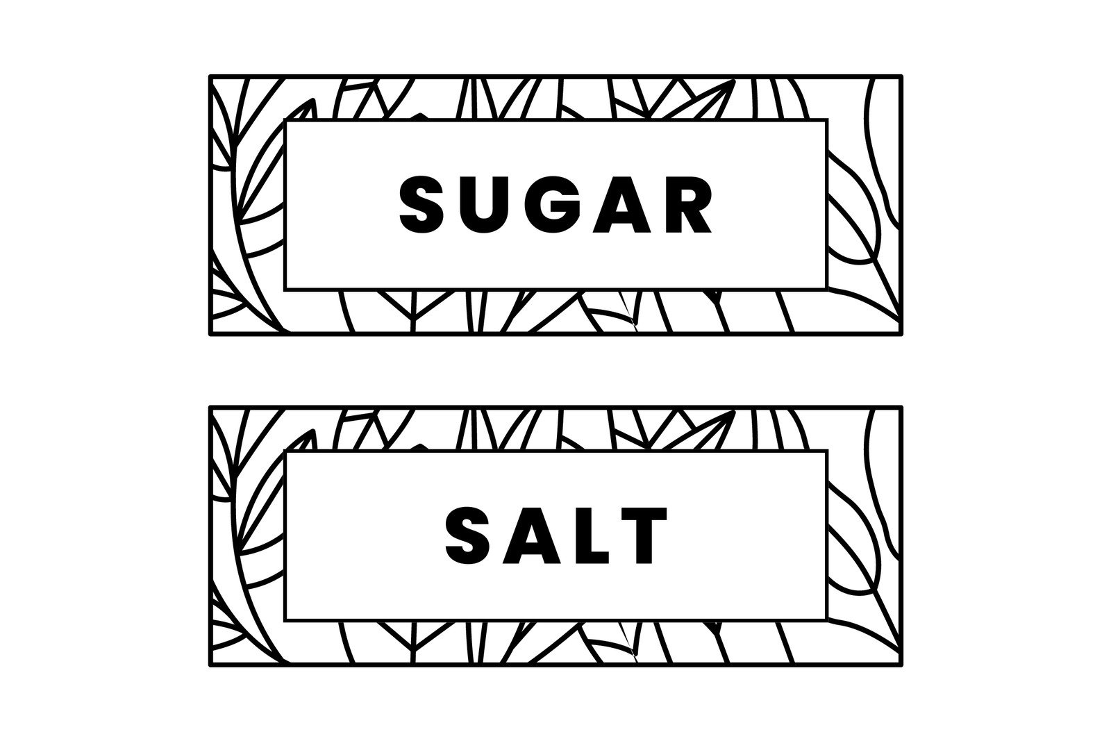 Free Printable Blank Pantry Labels