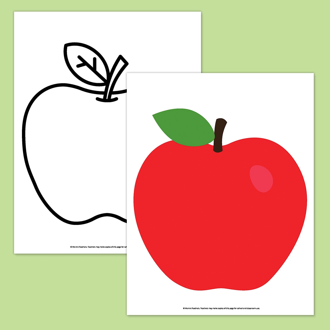 Free Printable Apple Template Bundle
