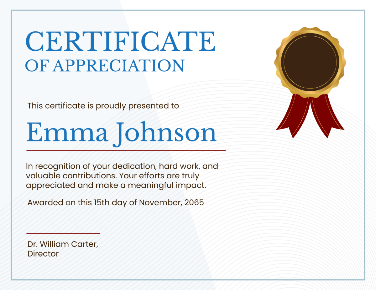 Free Printable Appreciation Certificate Templates To Customize Online