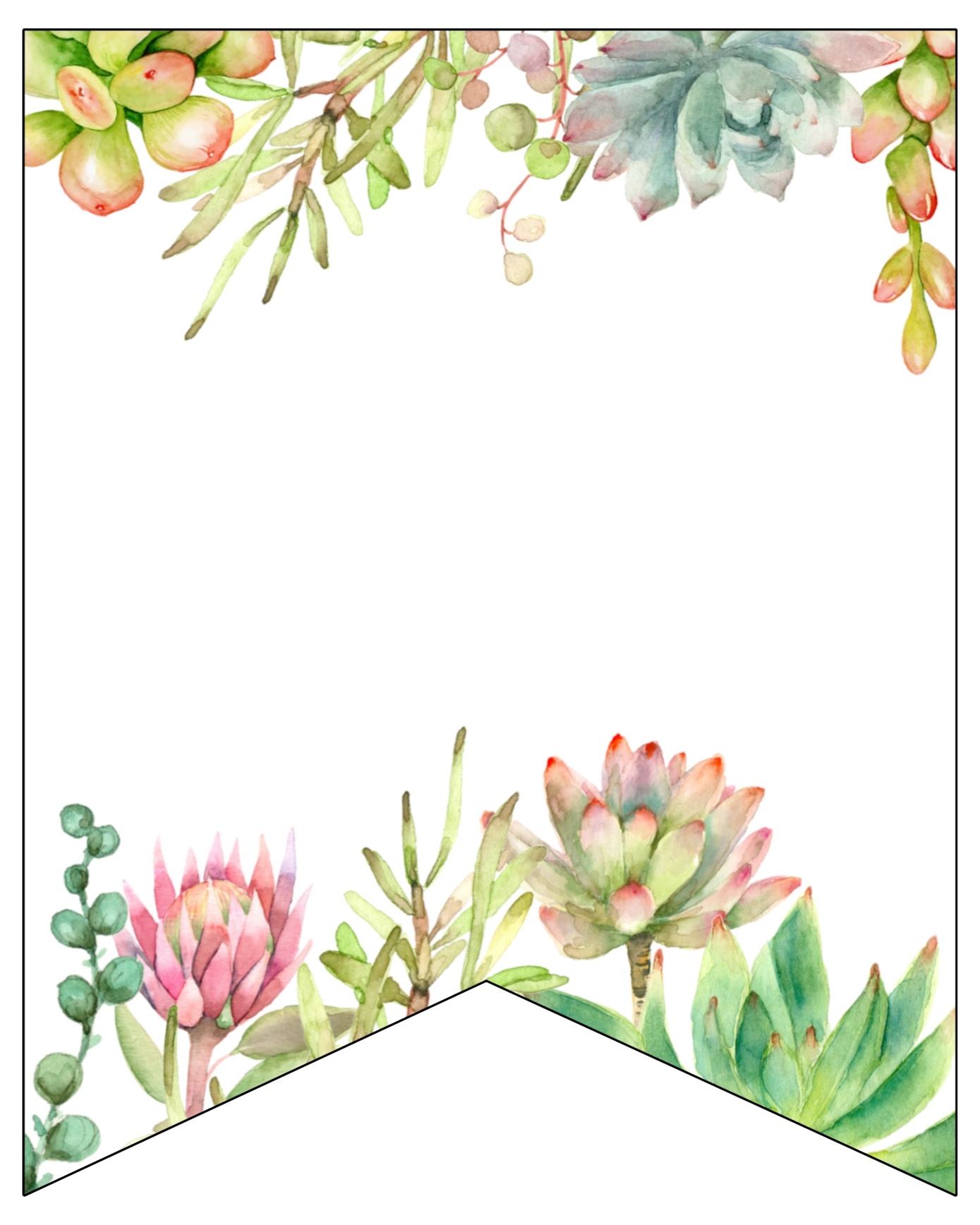 Free Printable Banner Templates Blank Banners Paper Trail Design