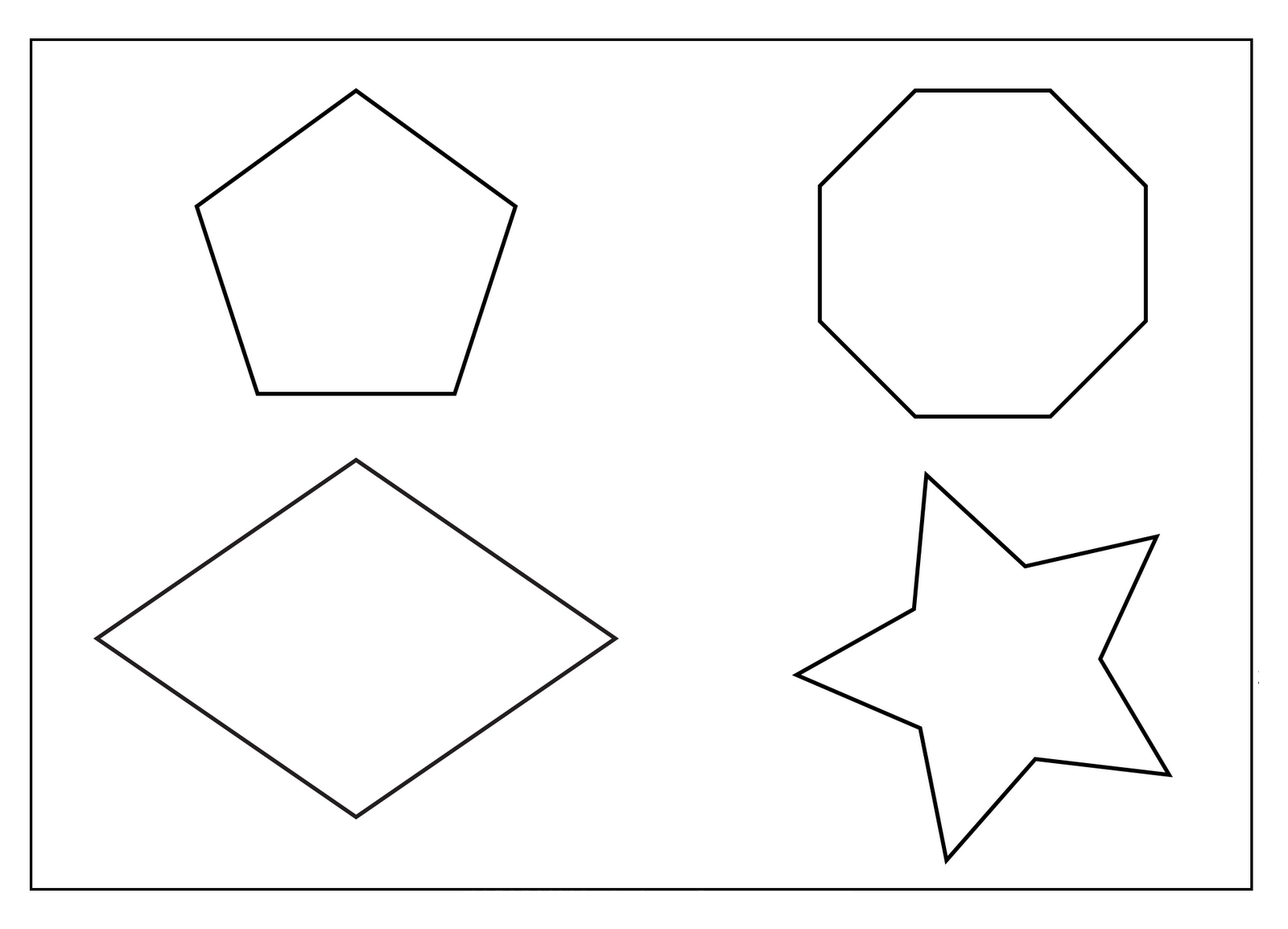 Free Printable Basic Geometric Shapes Worksheet Kiddoworksheets Worksheets Library