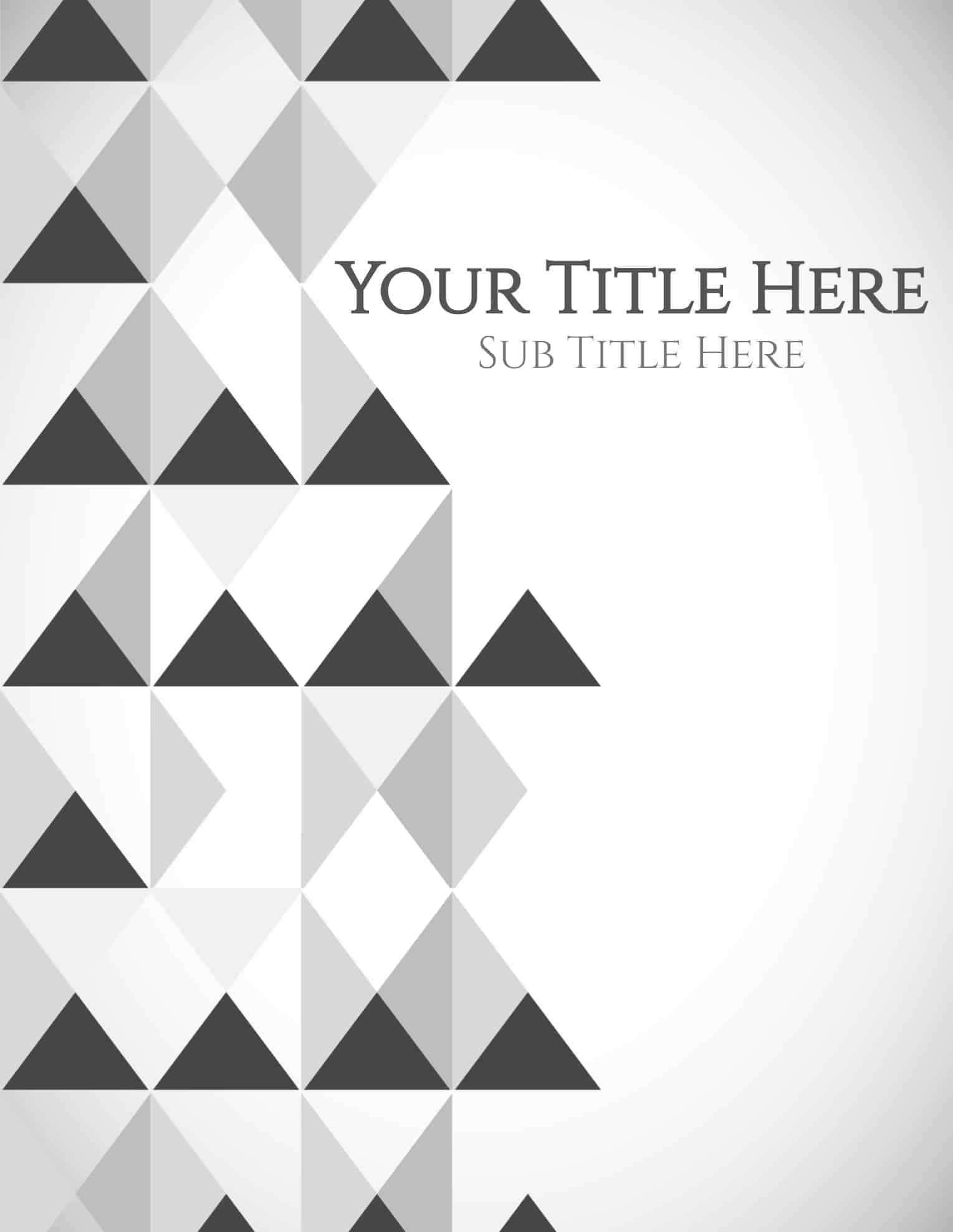 Blank Free Printable Binder Covers