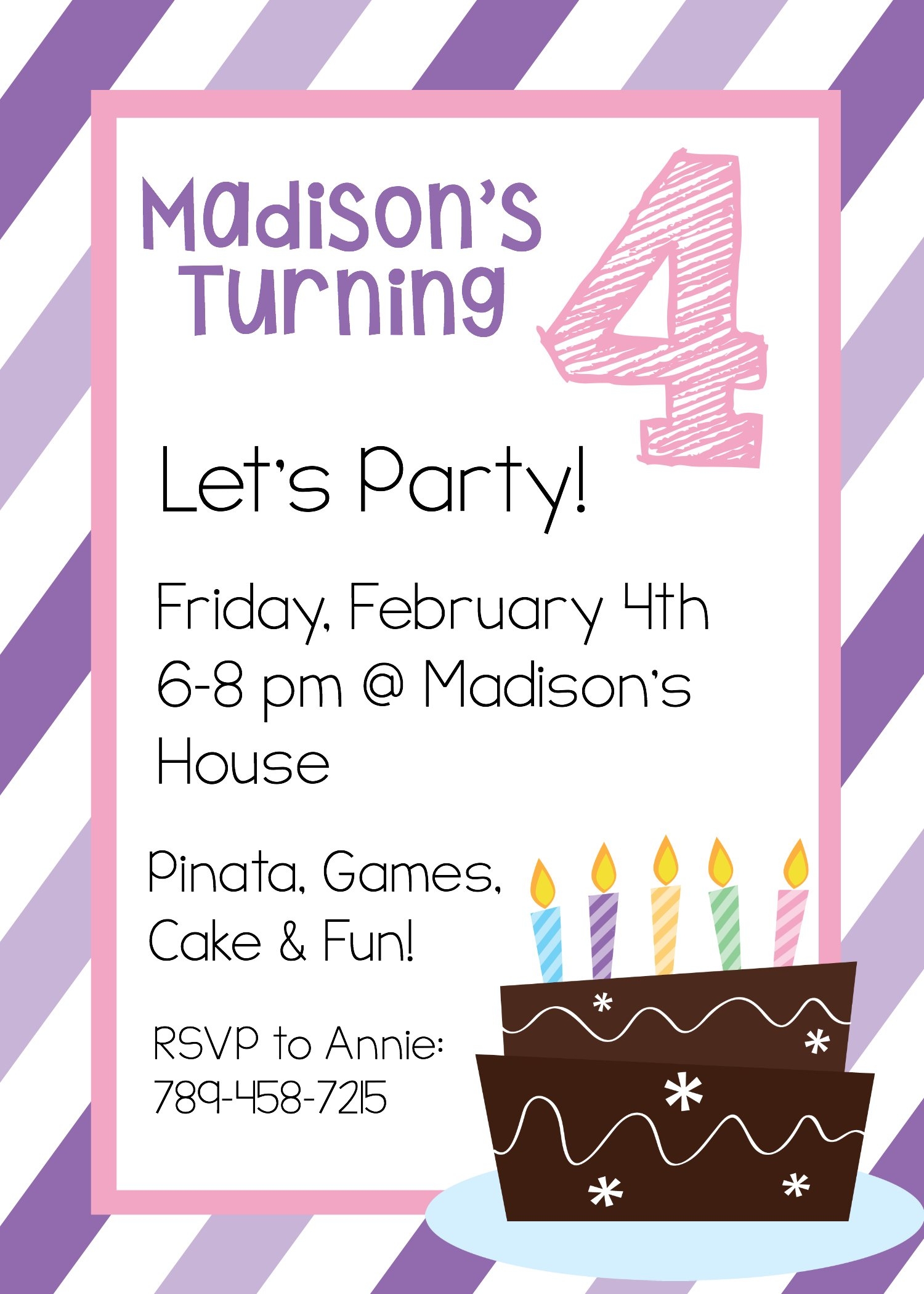Blank Party Invitations Free Printable