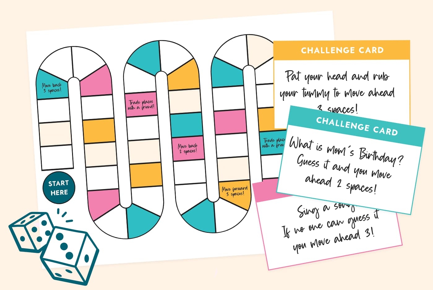 Free Printable Board Game Template Favorite Printables
