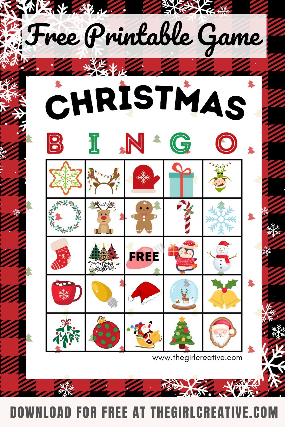 Blank Bingo Card Christmas Free Printable Blank Bingo Card Christmas Free Printable