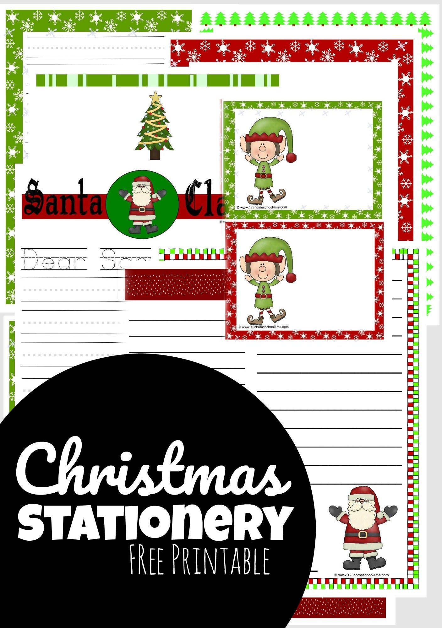 Free Printable Blank Christmas Paper