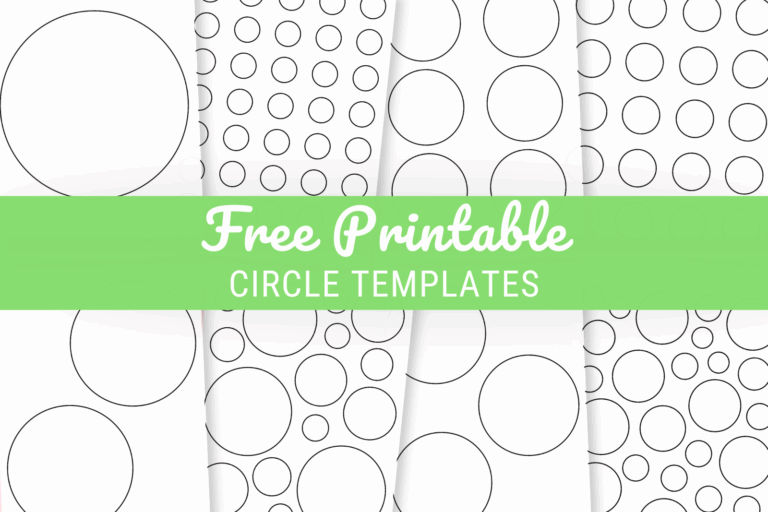 Free Printable Circle Templates