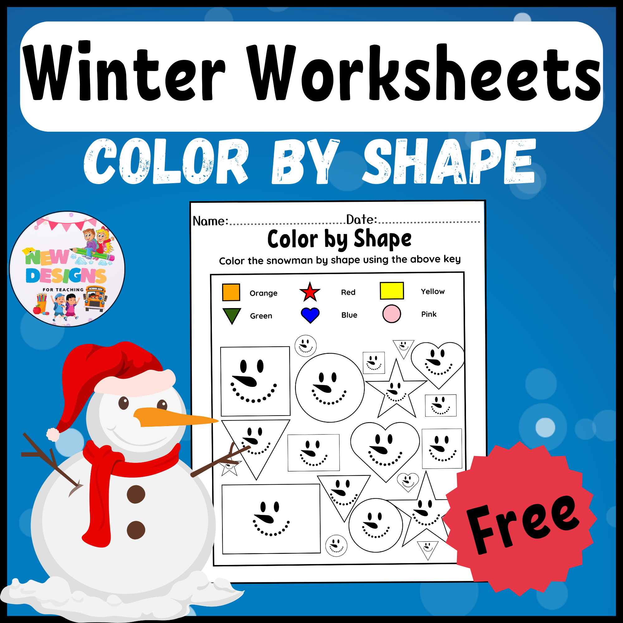 Free Printable Winter Worksheets For Preschoolers