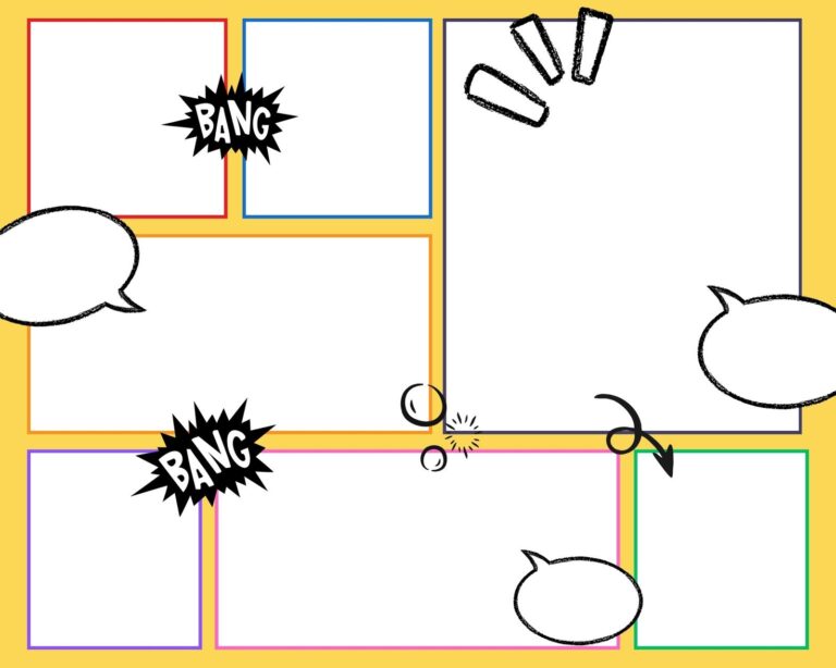 Free Printable Comic Strip Templates You Can Customize Canva