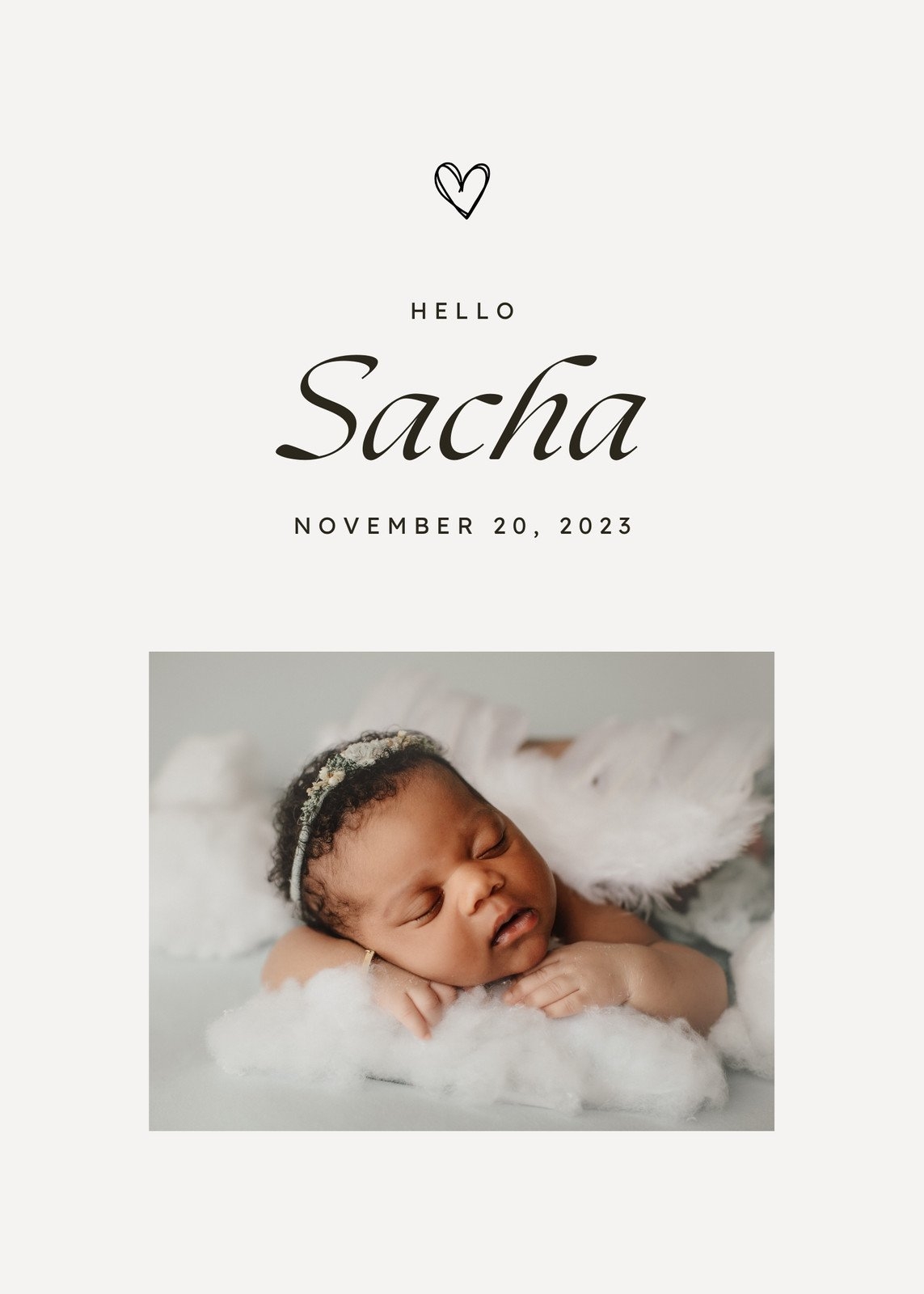Free Printable Blank Birth Announcements