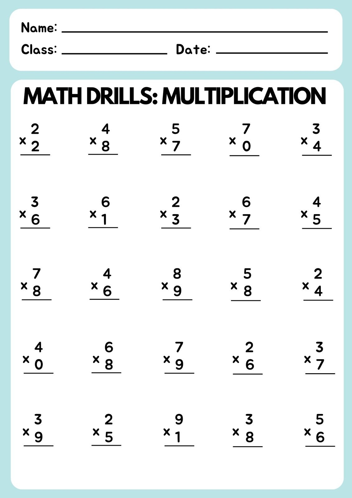 Free Printable Customizable Math Worksheet Templates Canva Worksheets Library Free Printable Customizable Math Worksheet Templates Canva Worksheets Library