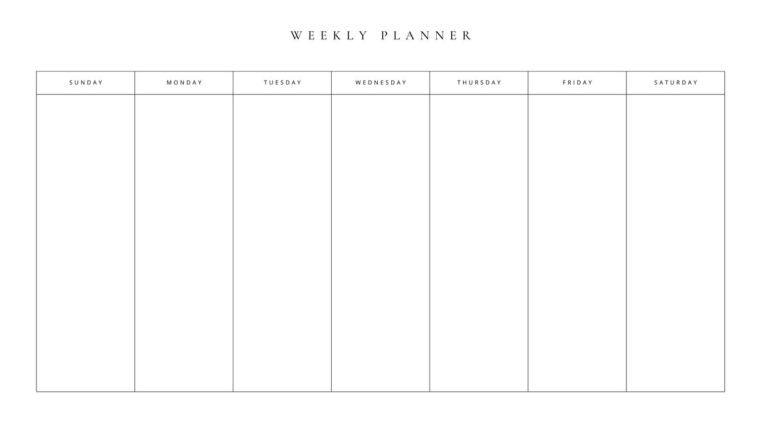 Free Printable Customizable Weekly Calendar Templates Canva