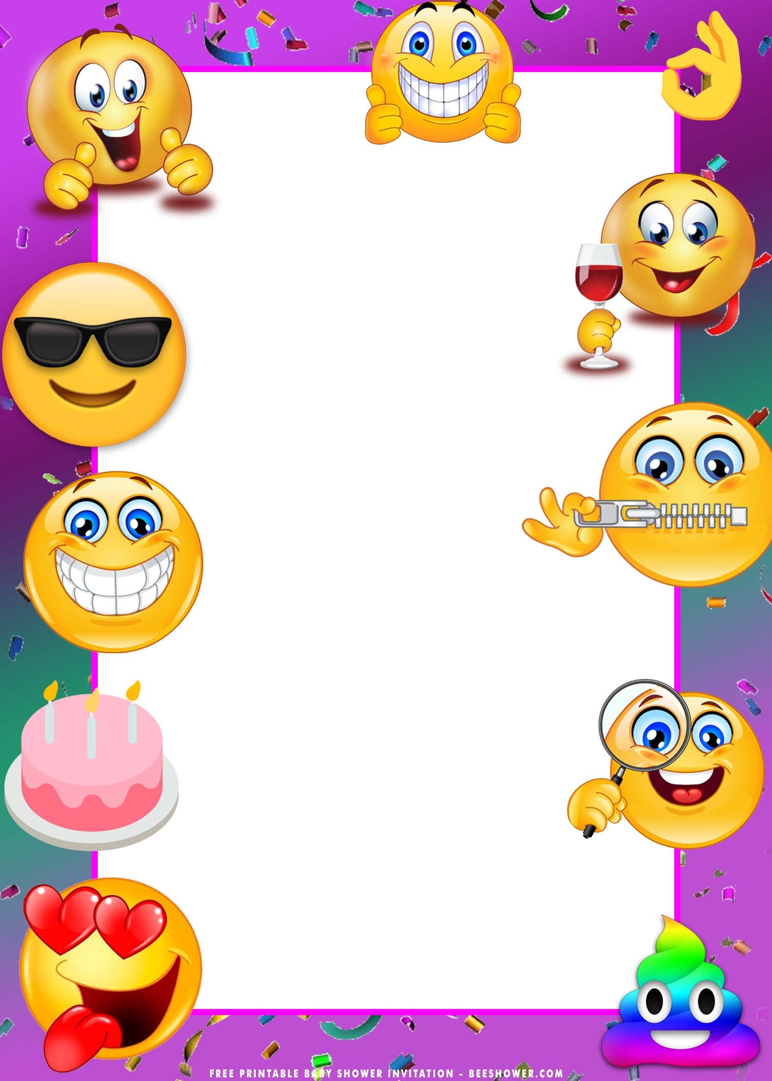 Free Blank Emoji Templates Printable