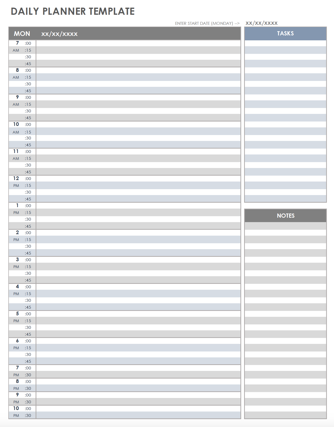 Free Printable Blank Diary Pages