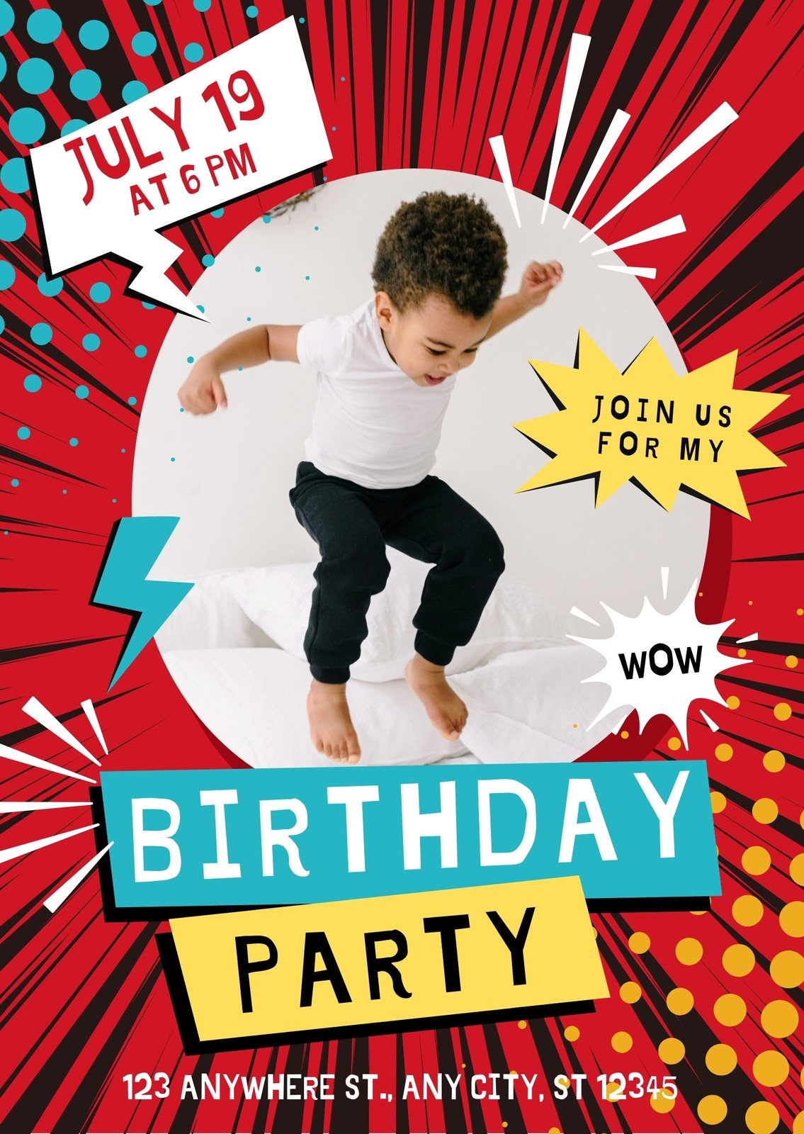 Blank Printable Party Invitations For Free