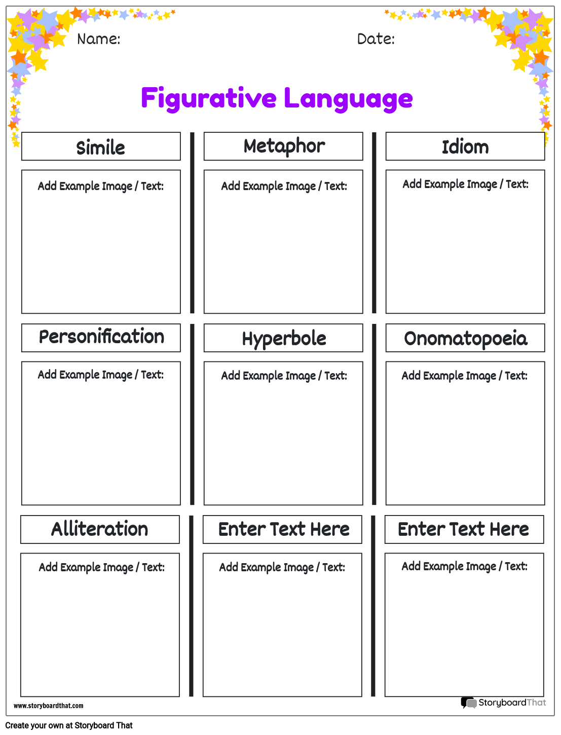 Free Printable Figurative Language Worksheets