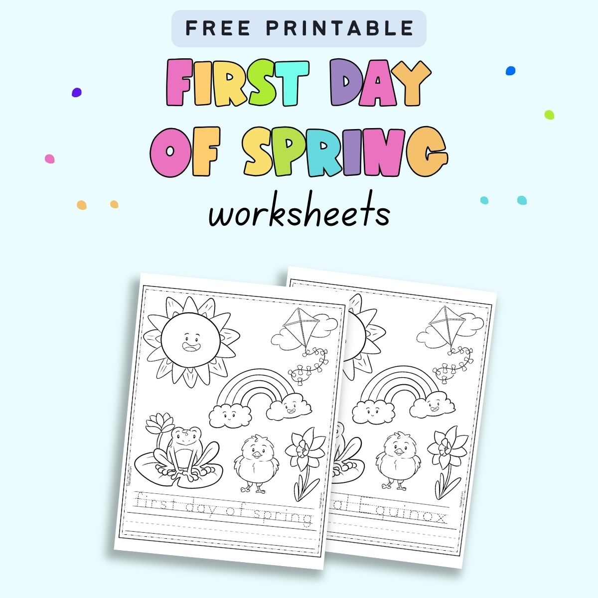 Free Printable Springtime Worksheets