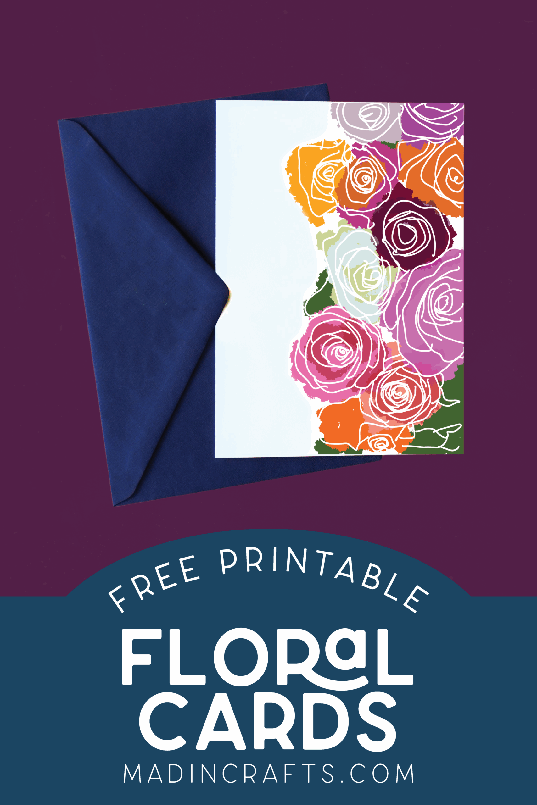 FREE PRINTABLE FLOWER CARDS Crafts Mad In Crafts FREE PRINTABLE FLOWER CARDS Crafts Mad In Crafts