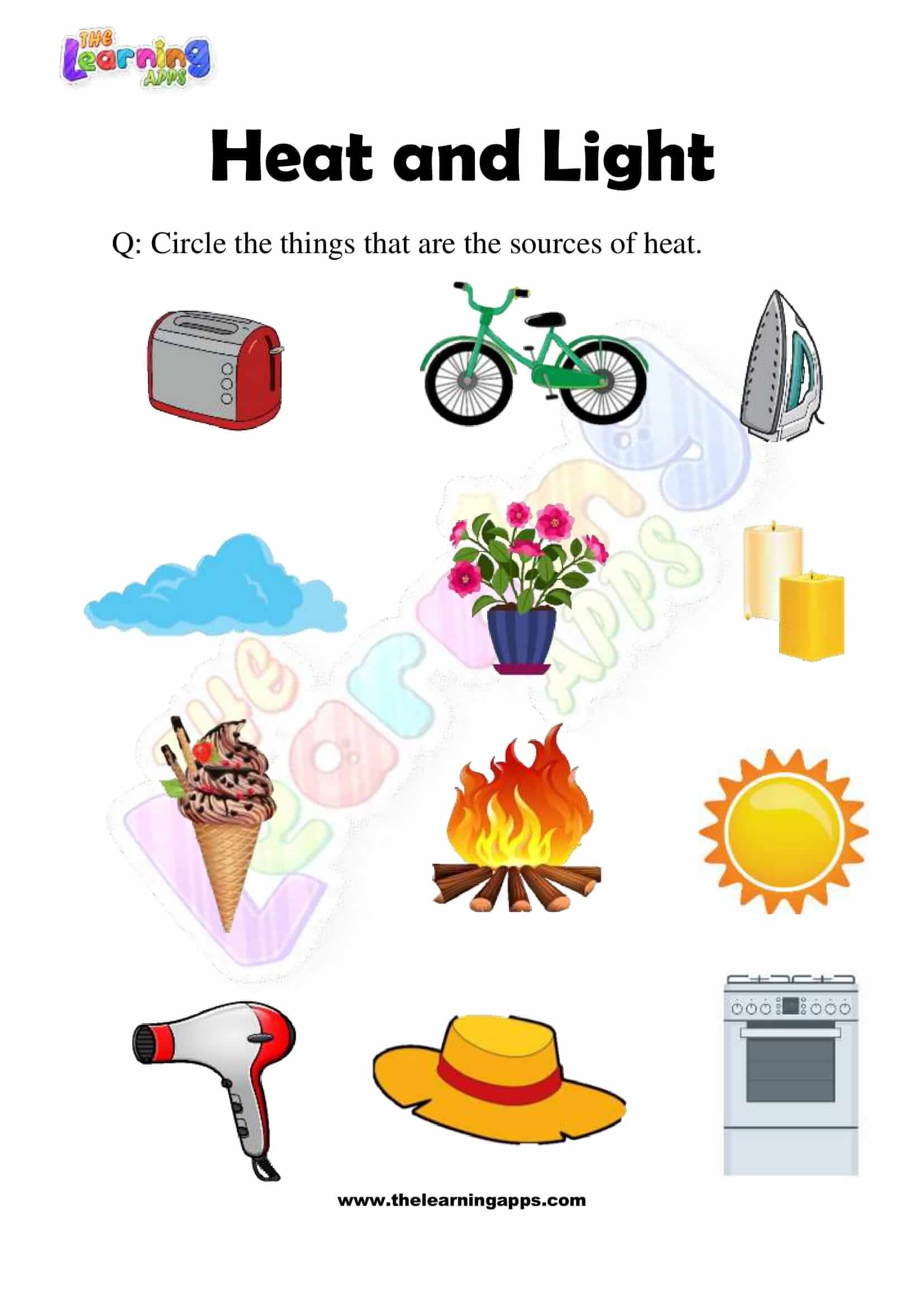 Free Printable Worksheets About Light