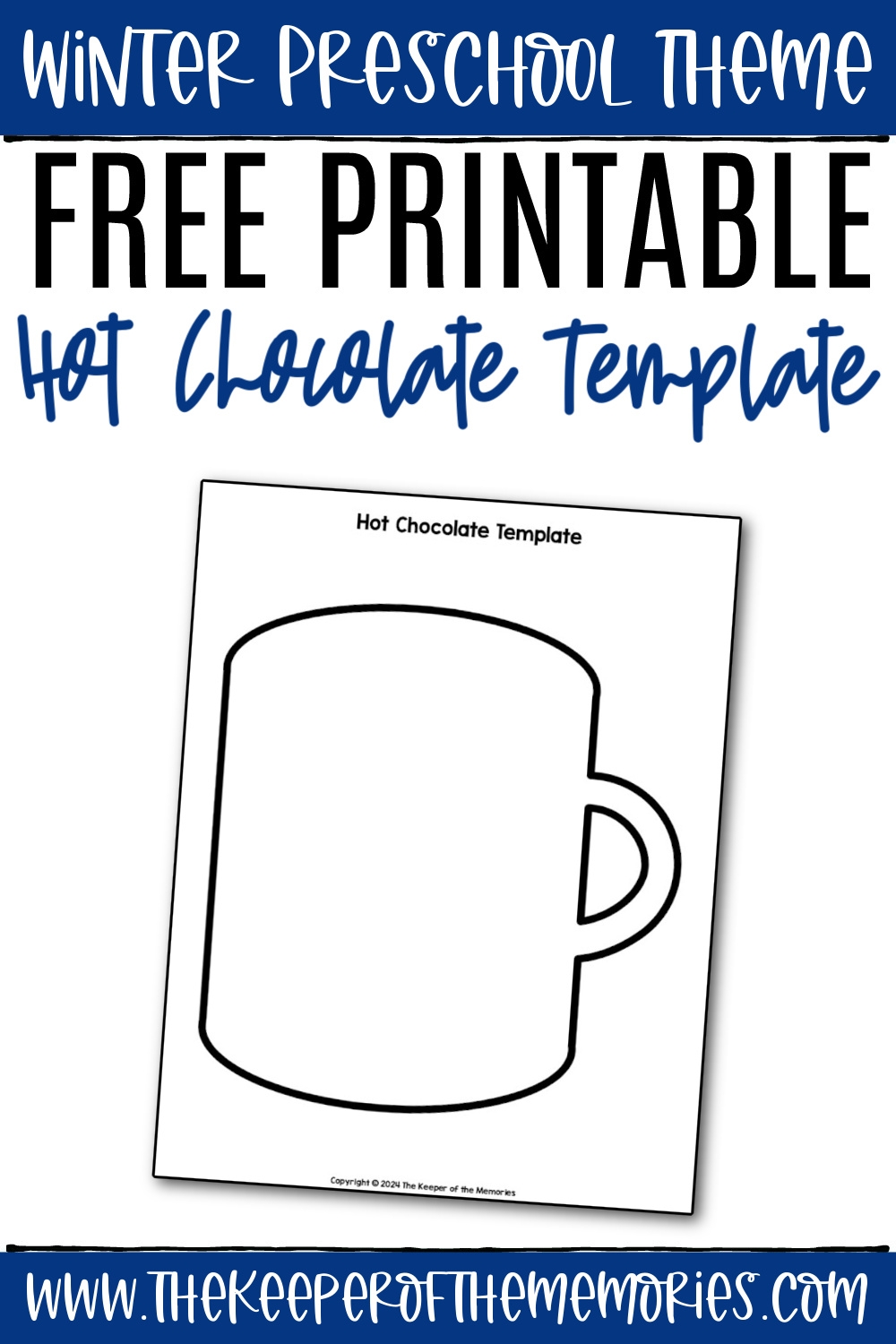 Free Printable Hot Chocolate Template The Keeper Of The Memories