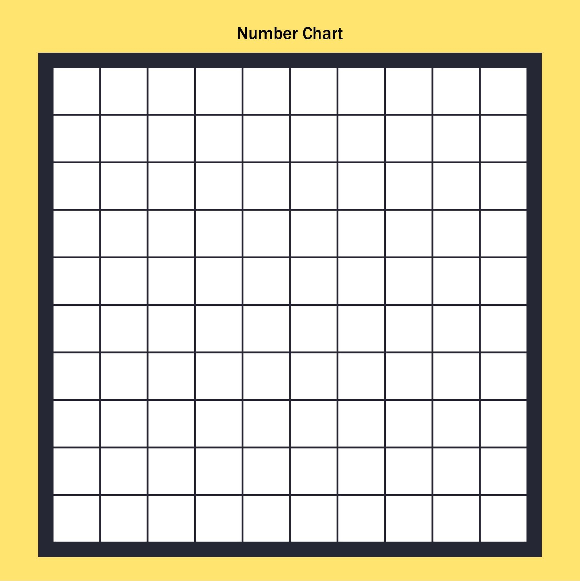 Free Printable Hundred Number Chart Worksheets Library