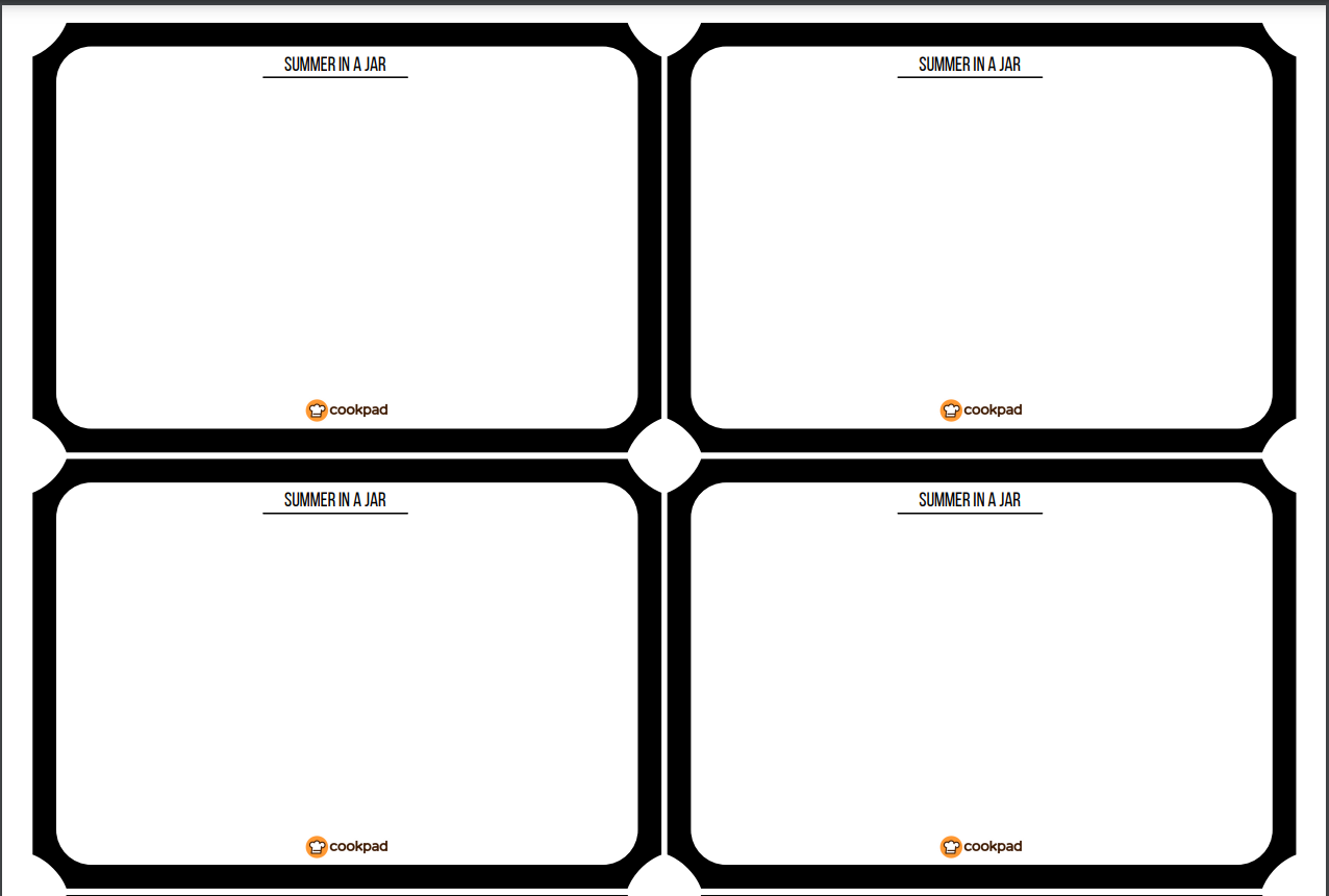 Free Printable Jam Jar Labels Worksheets Library