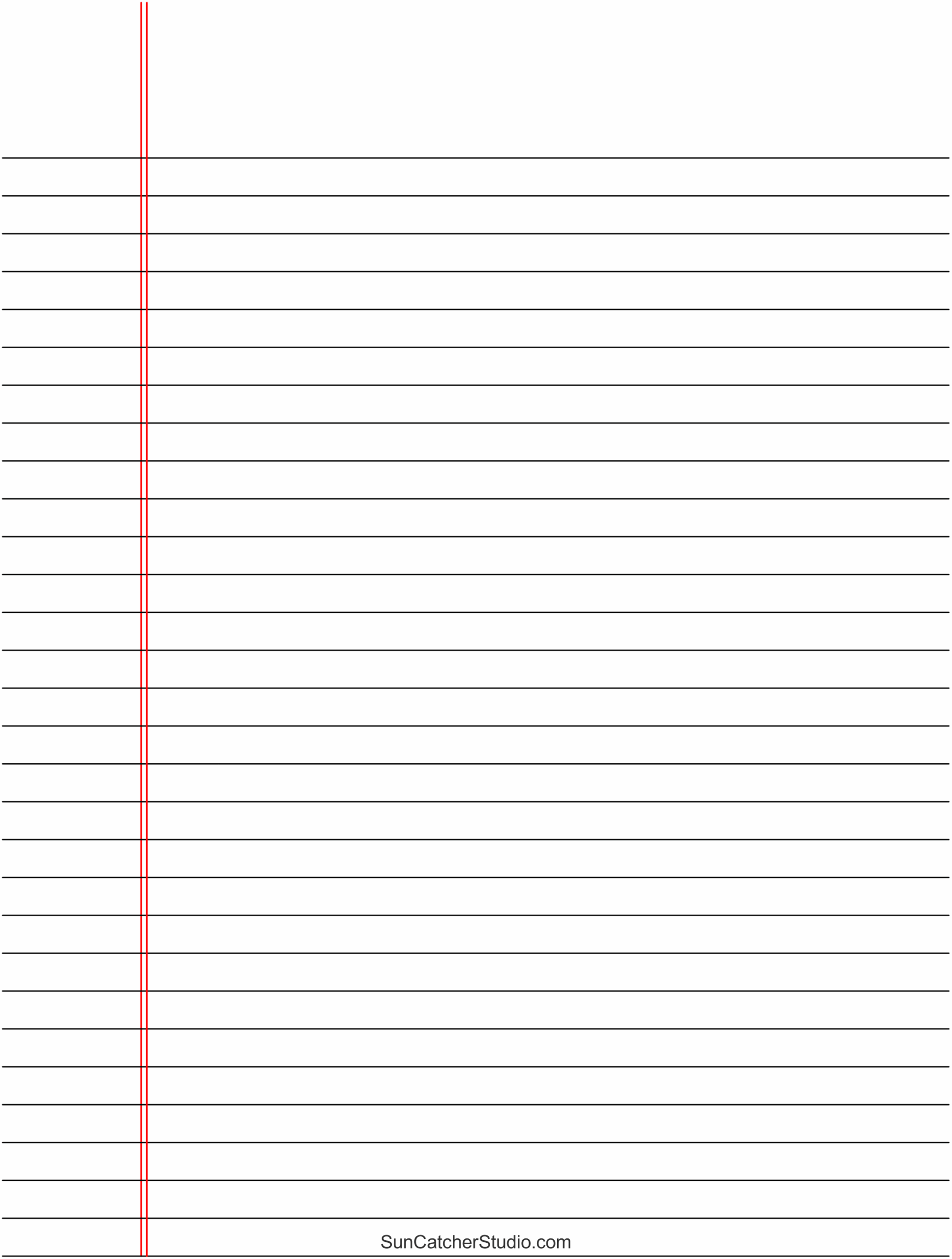 Free Printable Lined Paper Handwriting Notebook Templates Free Printables Monograms Design Tools Patterns U0026 DIY Projects
