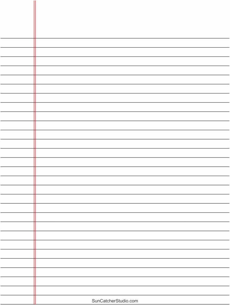 Free Printable Lined Paper Handwriting Notebook Templates Free Printables Monograms Design Tools Patterns U0026 DIY Projects