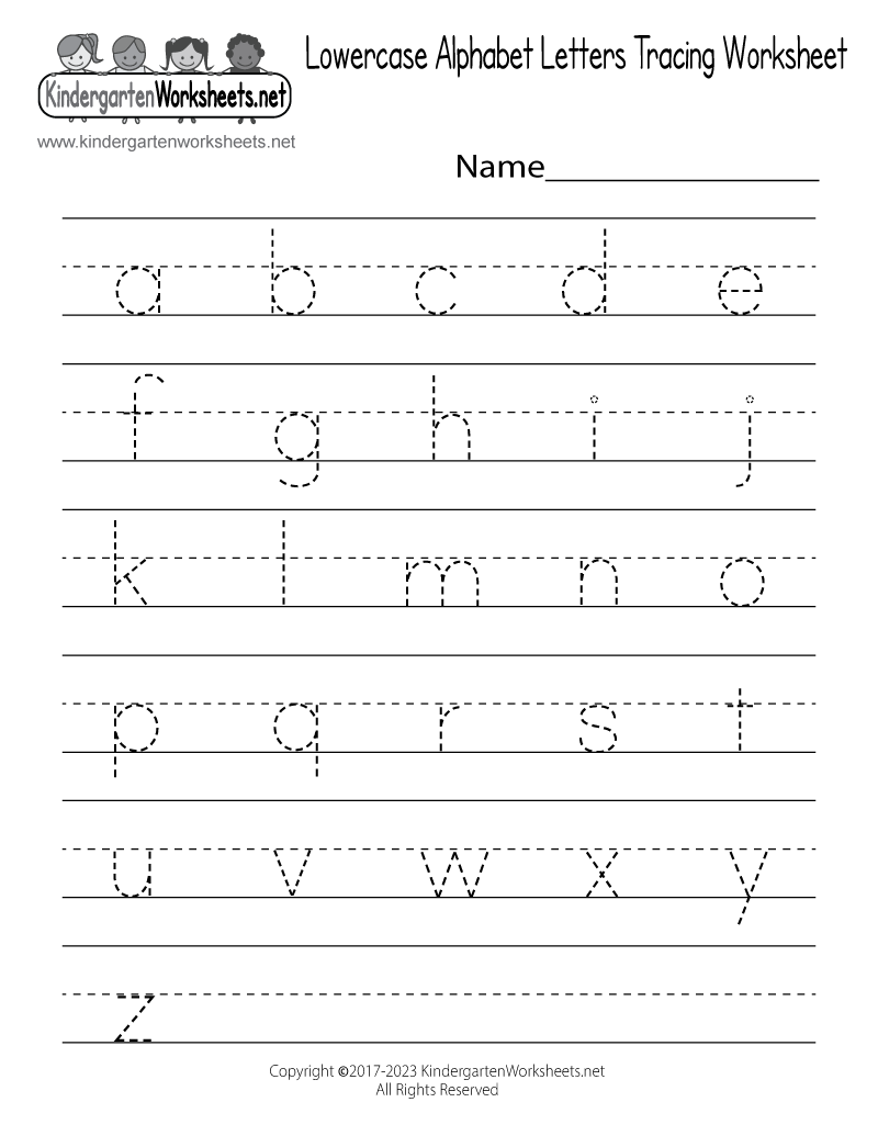 Free Printable Worksheets Alphabet