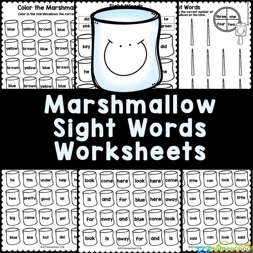 Free Printable Sight Word Writing Worksheets